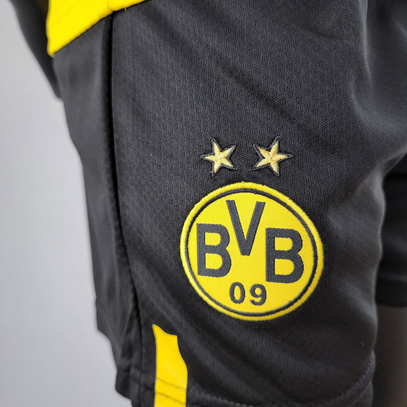 Conjunto Infantil Borussia Dortmund 2022/23 - Home - Vendasdealmeida