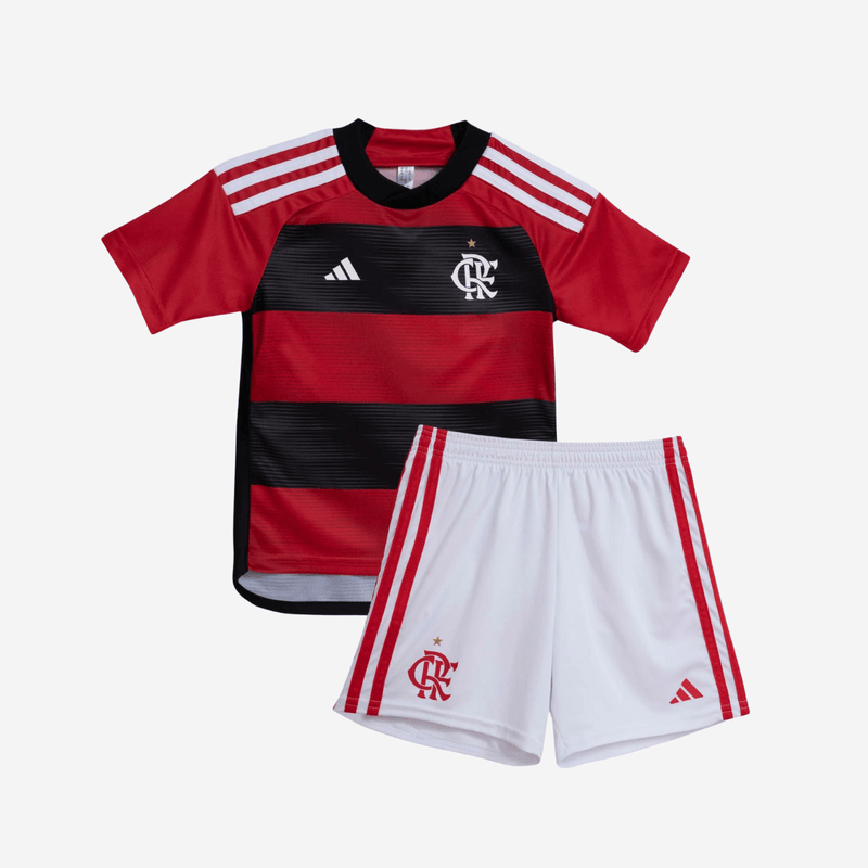 Conjunto Infantil Flamengo 2023/24 - Home - Vendasdealmeida